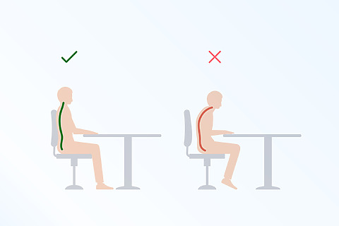 Nevhodná pozícia pri sedení prispieva k artróze chrbtice
