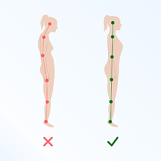 Správne držanie tela pomáha proti bolesti chrbta